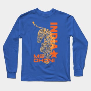 MS Dhoni Mahendra Singh Dhoni Cricket Long Sleeve T-Shirt